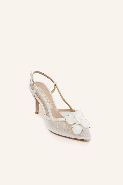 MARCATELLI Pantofi de mireasa cu toc Maria