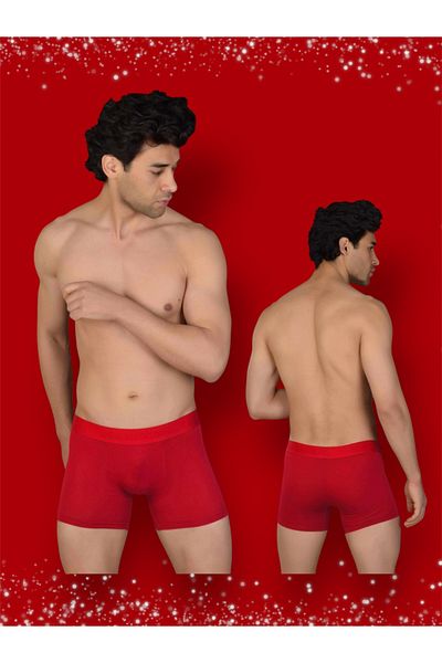 Emsay Store Red Sexy Men Lycra Boxer Underwear