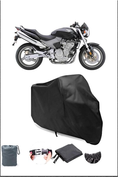 Breen Honda CB 600 F Hornet Rear Bag Compatible Black Motorcycle Tarpaulin Wa...