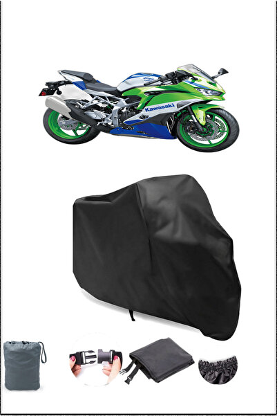 Breen كاواساكي نينجا Zx-4Rr 40 باللون الأسود. غطاء دراجة نارية متين مقاوم للم...