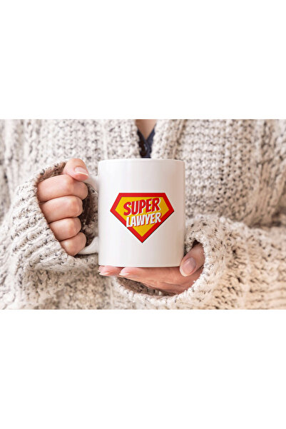 MODA كوب بورسلين هدية مطبوع عليه Super Lawyer Lawyer