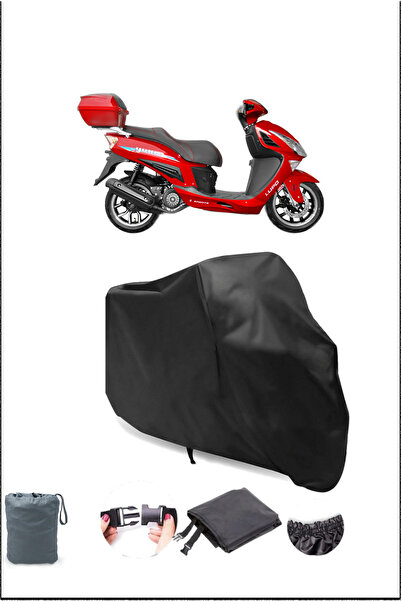 Breen غطاء دراجة نارية أسود يوكي لوبو 125 مقاوم للماء