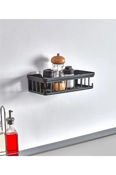 ALPAR 1 τεμ. Oslo Bathroom Organizer Σαμπουάν θήκη Σαπουνιού Αυτοκόλλητη οργάνωση ραφιών ντους