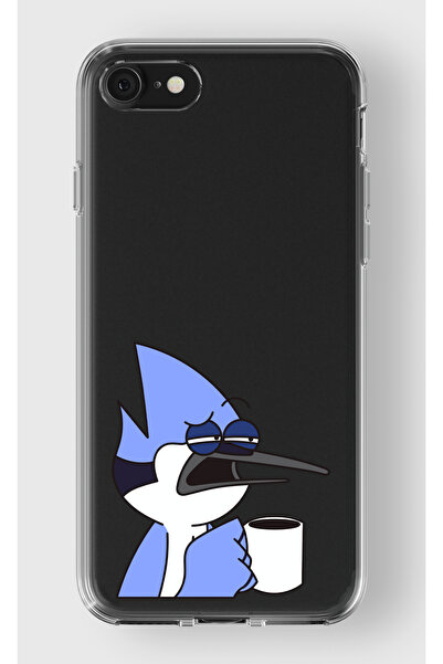 moonset Iphone 7 / 8 / SE Uyumlu Mordecai Tasarımlı Baskılı Şeffaf Telefon Kı...