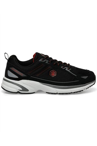 lumberjack True 4Fx Men's Black-Red Casual Sneakers