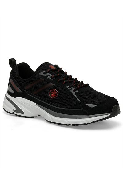 lumberjack True 4Fx Men's Black-Red Casual Sneakers