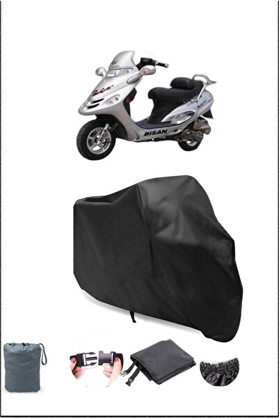 Breen Black Bisan Pasific 125 Waterproof Durable Motorcycle Cover