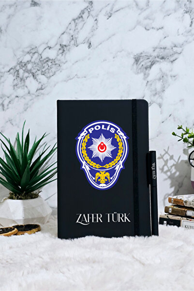 GUPSE Kişiye Özel Polise Hediye Polis Tasarımlı Ajanda & Kalem Hediyeli