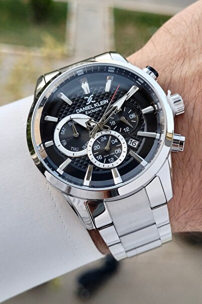 Daniel Klein Kadranı Siyah Renk İç Göstergeleri Aktif Hediye Paketli Erkek Ko...