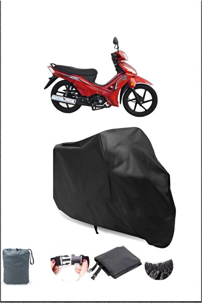 Breen غطاء دراجة نارية أسود من KUBA Aegean 100 مقاوم للماء
