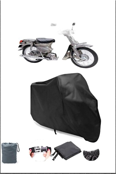 Breen غطاء دراجة نارية أسود مقاوم للماء لهوندا C90 سوبر شبل