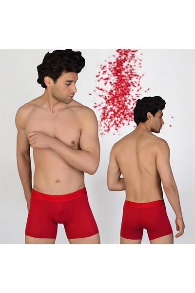 Emsay Store Red Sexy Men Lycra Boxer Underwear