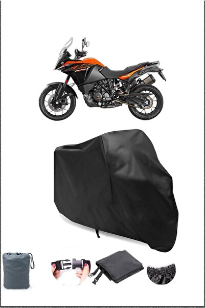 Breen قماش مشمع للدراجات النارية متوافق مع القفل باللون الأسود لـ KTM 1090 Ad...