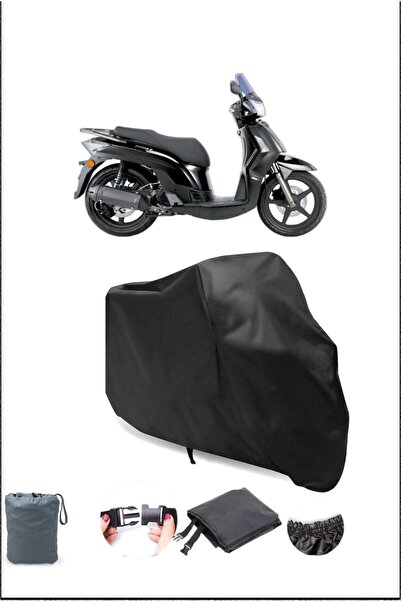 Breen Black Kymco People S 200I Waterproof Durable Motorcycle Cover