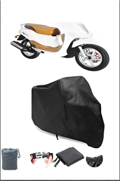 Breen Black Yuki Yk 150 T-3 Waterproof Durable Motorcycle Cover