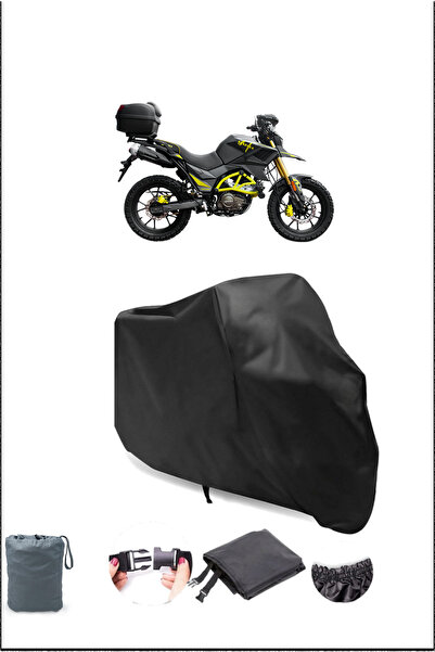 Breen غطاء دراجة نارية أسود يوكي تيكين 125 مقاوم للماء