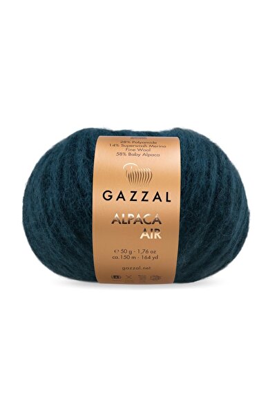 Gazzal Alpaca Air – %58 Baby Alpaca, %14 Merino, %28 Polyamid, 50 g / 150 m ö...