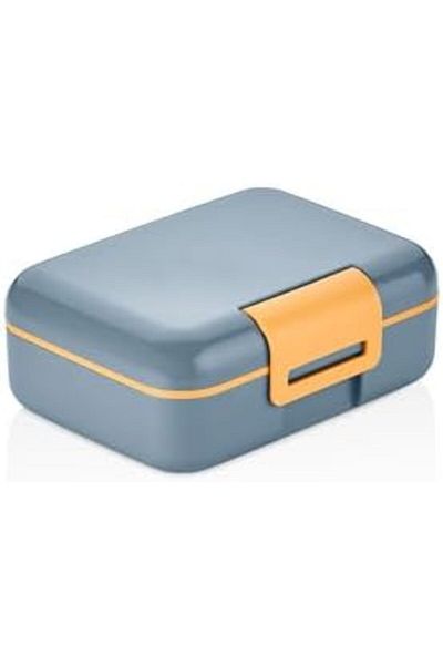 STOREMAX Jvnnastore Design 5 Compartment 2 Layer Lunch Box with Spoon (Gray) Trendyfr 646268