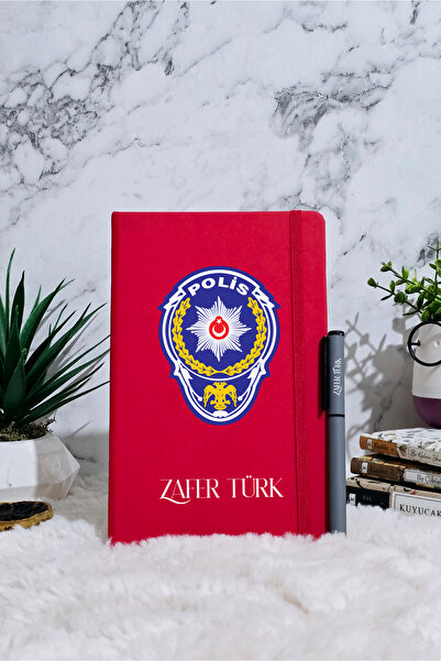 GUPSE Kişiye Özel Polise Hediye Polis Tasarımlı Ajanda & Kalem