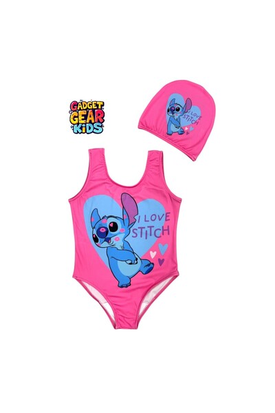 Gadget Gear Kız Çocuk Mayo Baskı Detaylı Boneli