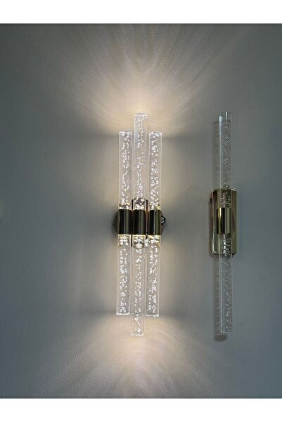 BACKHOME Bubbletrio Şık Ve Zarif Modern Led Duvar Aplik 51 Cm Rgb Elektrikli Kumandalı