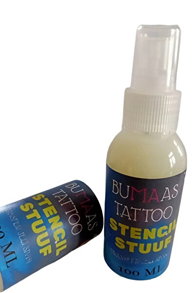 BUĞLEM Tattoo Dövme Transfer Jeli Sıvısı 100 ml 1.kalite 1 Adet Transfer kağıdı hediyeli