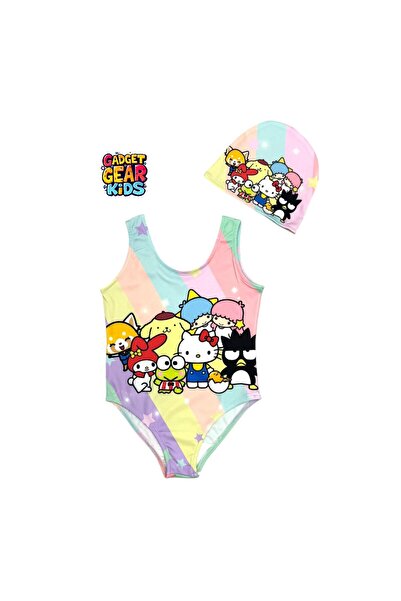 Gadget Gear Kız Çocuk Mayo Baskı Detaylı Boneli