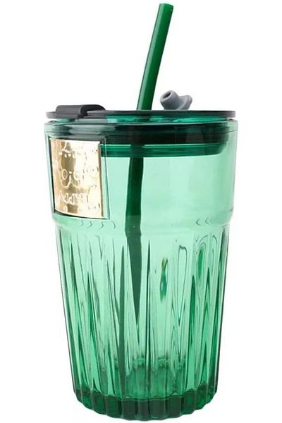 STOREMAX Ntwork Pieces Emerald Green Glass Mug Cup Coffee Soft Drink Dessert Cocktail Cup Green 470 ml a