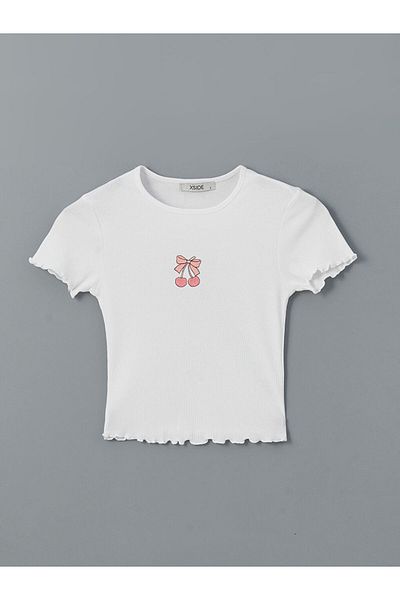 LC Waikiki Crop pentru femei Nakisli cu gât crew de sezon nou