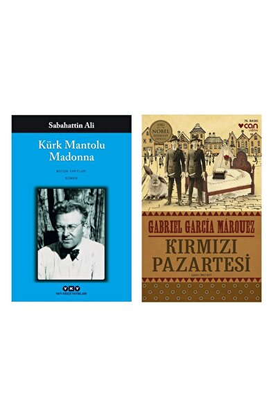 Yapı Kredi Yayınları Kürk Mantolu Madonna - Sabahattin Ali - Kırmızı Pazartes...