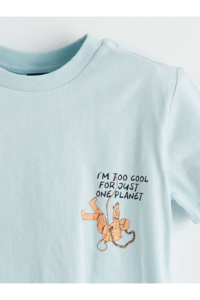 LC Waikiki Tricou pentru băiat cu gât crew New Season - S5K388Z4