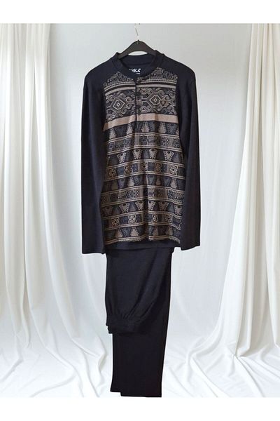 Dika Cotton Long Sleeve Men's Pajama Set