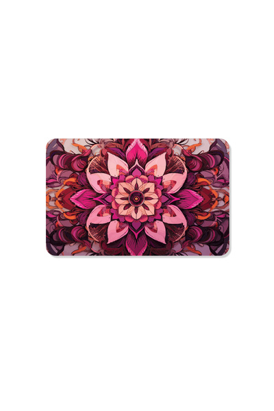 M&H Quality Digital Printed Floral Pattern Decorative Door Front and Indoor Mat Washable Non-Slip Base