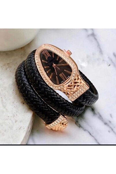 SKMİ ساعة بولو بيضاء على شكل ثعبان، ساعة نسائية