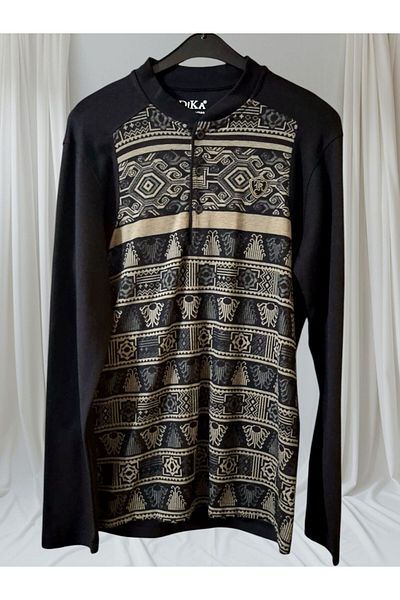 Dika Cotton Long Sleeve Men's Pajama Set