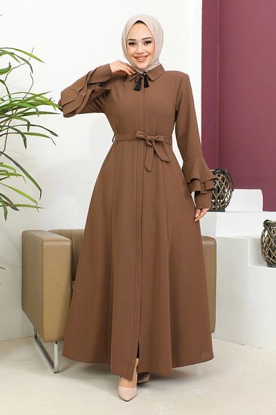 Nevayla Moda Ръкав Valon - светлокафява абая