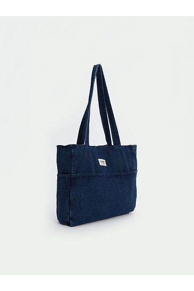 LC Waikiki Geantă de umăr din denim pentru femei de sezon nou - S5IJ26Z8