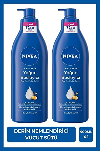 NIVEA 2'li Besleyici Vücut Sütü 400 ml