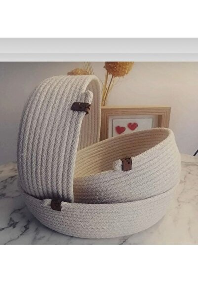 GLASS HOME Wicker Basket and Towel Set - 3-Piece Kitchen and Bathroom Organiz...