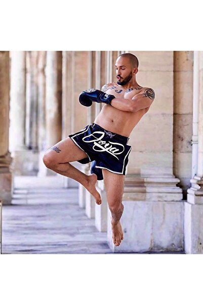 Genel Markalar Siyah Muay Thai  Kick Boks Şortu