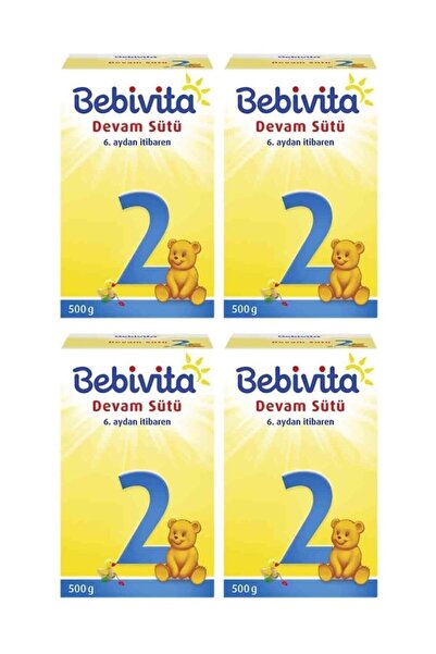 Bebivita Bebek Sütü 400 gr No:2 4'lü Set