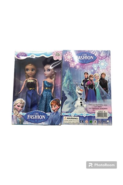 Genel Markalar Öğretici Oyuncaklar Karlar Kraliçesi Anna ve Elsa Bebek 2'li s...