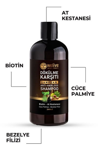 Welive 500 ml Anti-Spill Shampoo