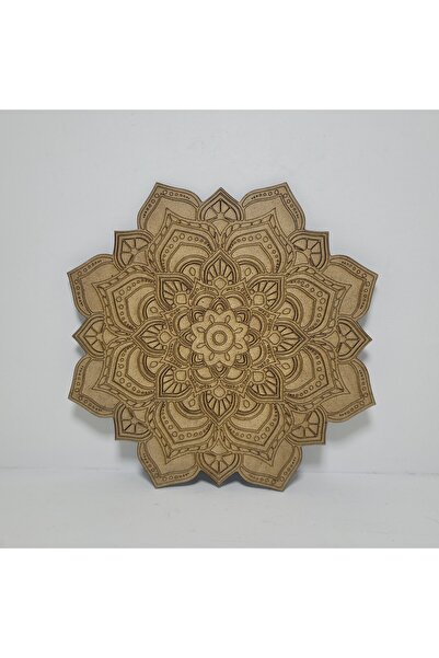 DESTİNA - Destina Ahşap Mandala Boyama Seti "Model53"-23cmx23cm