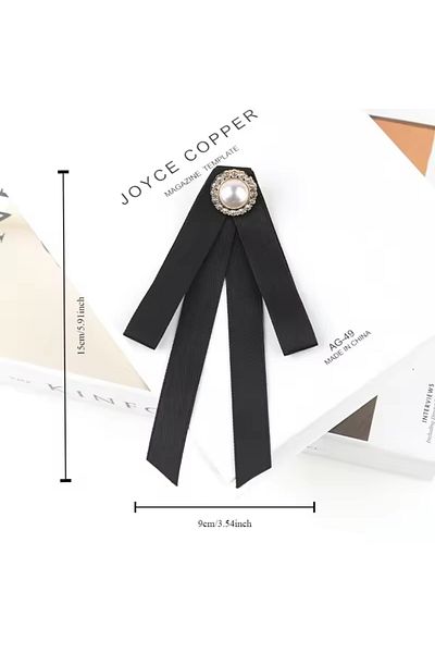 LO ADORO Women's Tie Women's Bow Tie Collar Brooch Collar Accessory