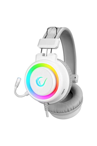Rampage Casti Gaming SN-R10 Alquist, Iluminare RGB, Mufă Jack 3.5 Mm și USB, Alb
