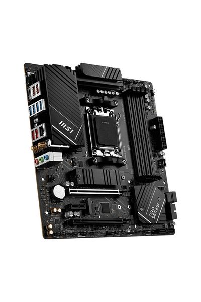 MSI Pro B650m-a Wifi AMD B650 مقبس - AM5 DDR5 6400 MHz Matx Gaming اللوحة الأم