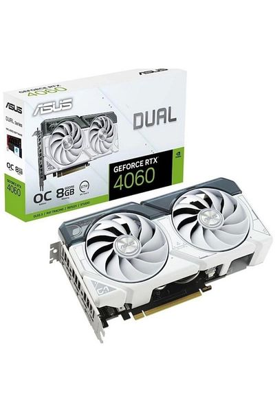 ASUS DUAL-RTX4060-O8G-WHITE 8GB GDDR6 HDMI 128Bit