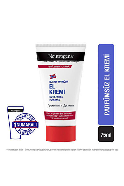 Neutrogena El Kremi Parfümsüz 75Ml