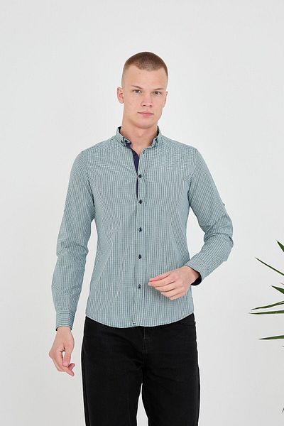 jack carisma Ανδρικό πουκάμισο Slim Fit - Pıtıkare-Καρό